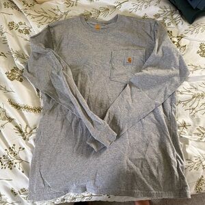 Carhartt Heather Gray Long Sleeve Tee